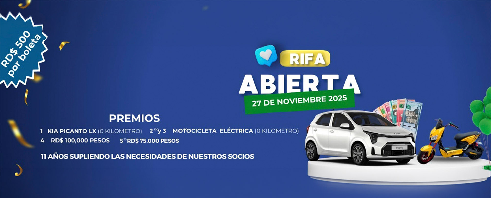 Slider de Rifa